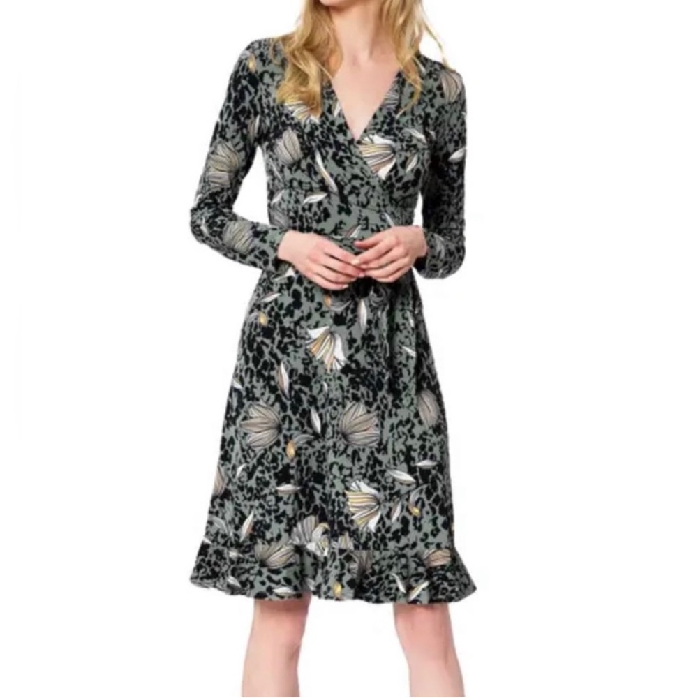CLEARANCE! Stich Fix Exclusive Leota Libby Faux Wrap
Knit Dress - Olive PS NWT